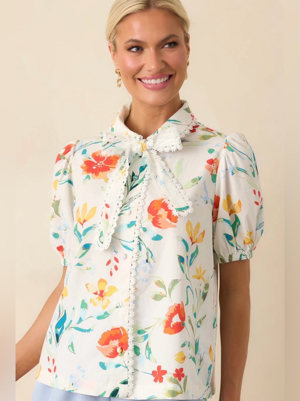 Prosperino 100% Cotton Willow Top